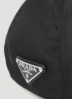 Men Prada Hats^Re-Nylon Baseball Cap