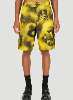 Men Prada Shorts^Re-Nylon Graphic Print Shorts