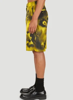 Men Prada Shorts^Re-Nylon Graphic Print Shorts
