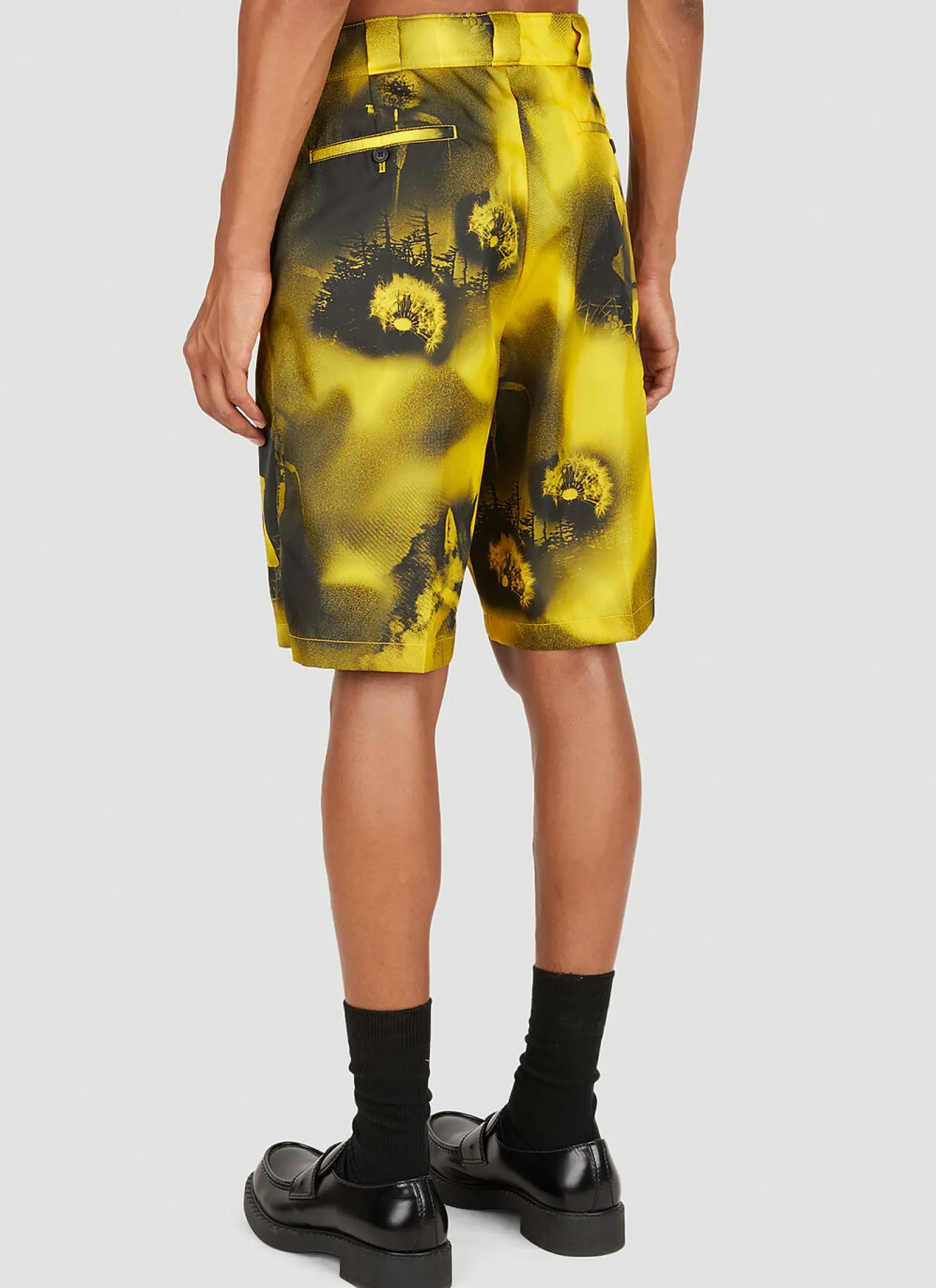 Men Prada Shorts^Re-Nylon Graphic Print Shorts