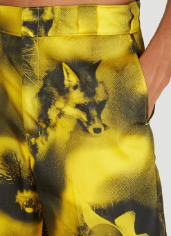Men Prada Shorts^Re-Nylon Graphic Print Shorts