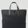 Men Prada Tote Bags^Re-Nylon Tote Bag