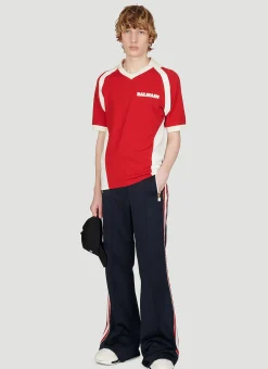 Men Balmain Polo Shirts^Retro Logo Print Polo Shirt