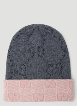 Men Gucci Hats^Reversible Gg Beanie Hat