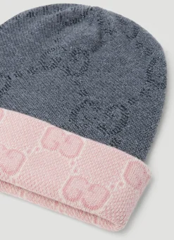 Men Gucci Hats^Reversible Gg Beanie Hat