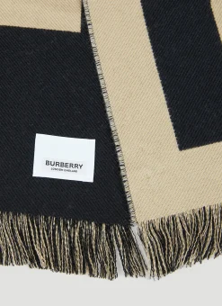 Men Burberry Scarves^Reversible Logo Scarf