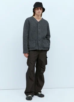 Men Engineered Garments Knitwear^Rib Knit Cardigan