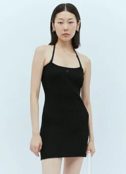 Rib Knit Strap Mini Dress>Courrèges Sale