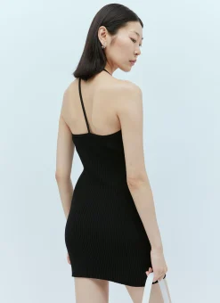 Rib Knit Strap Mini Dress><noscript><img width=
