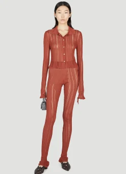 Ribbed Knitwear Leggings>Marco Rambaldi