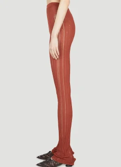 Ribbed Knitwear Leggings><noscript><img width=