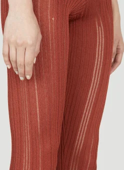 Ribbed Knitwear Leggings><noscript><img width=