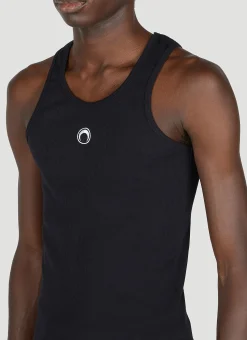 Men Marine Serre Tops^Ribbed Tank Top