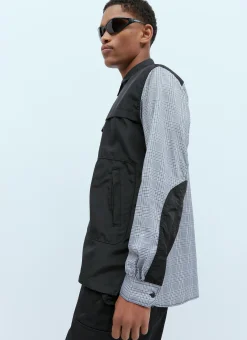 Men Junya Watanabe Shirts^Ripstop Panel Shirt