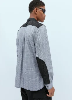 Men Junya Watanabe Shirts^Ripstop Panel Shirt
