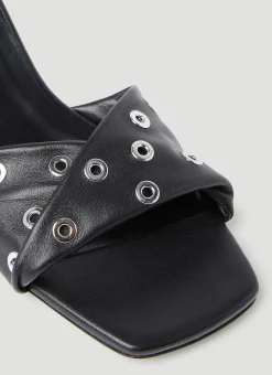 Rocco Eyelet High Heel Mule></noscript>BY FAR Sale