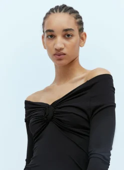 Rose Mesh Long Sleeve Top>Blumarine Outlet