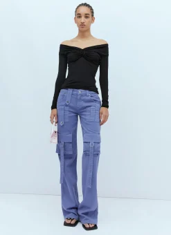 Rose Mesh Long Sleeve Top>Blumarine Outlet