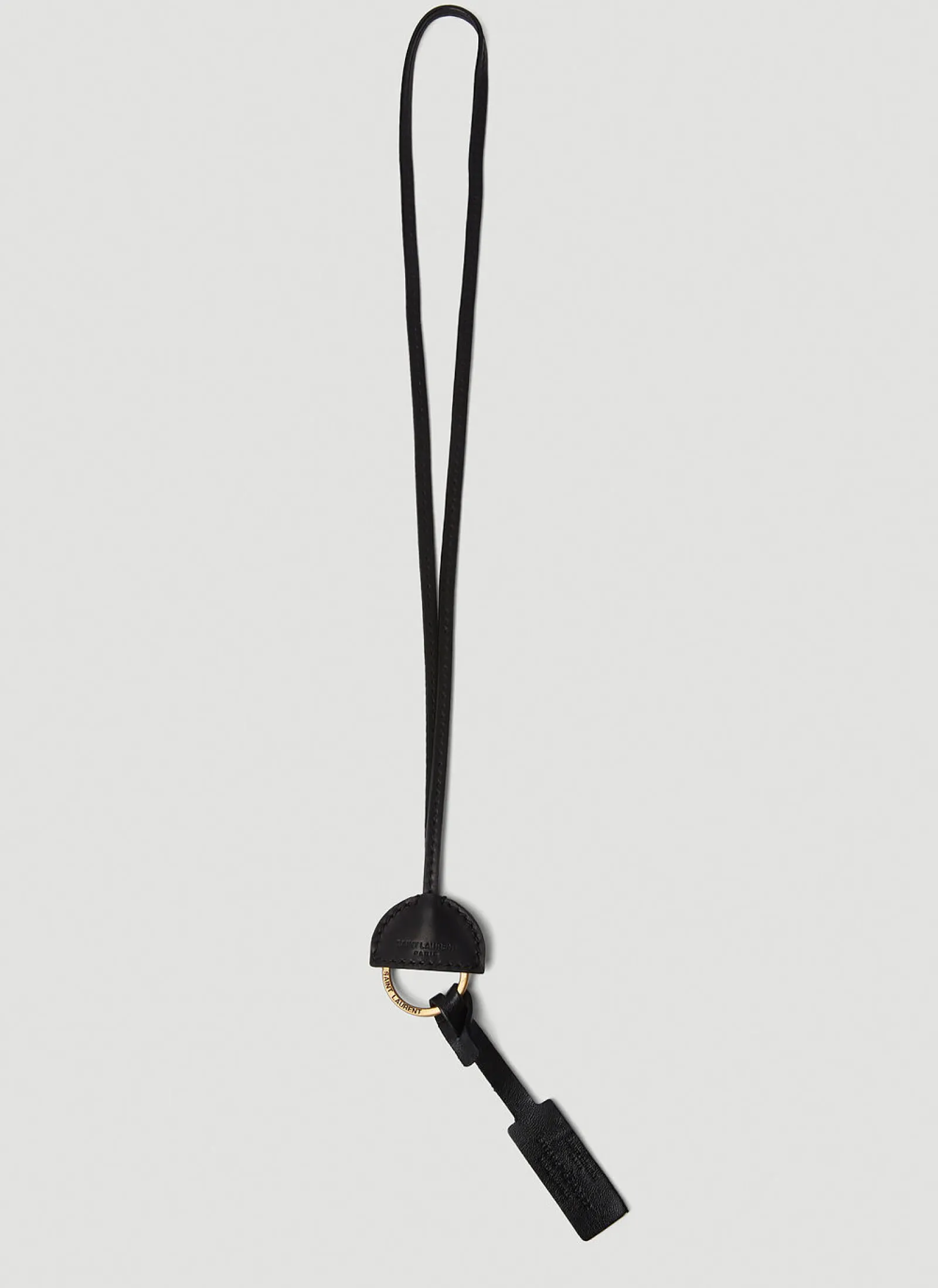 Men Saint Laurent Keyrings^Round Lanyard Keyring