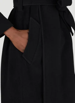 Round Shoulder Cashmere-Blend Coat></noscript>Balenciaga Online