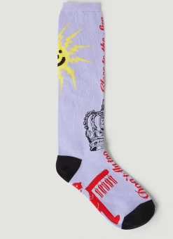 Men Walter Van Beirendonck Socks^Royal Icarus Socks