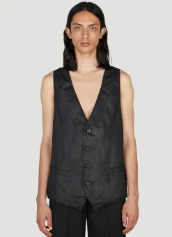 Men Ann Demeulemeester Tops^Ruben Classic Comfort Waistcoat