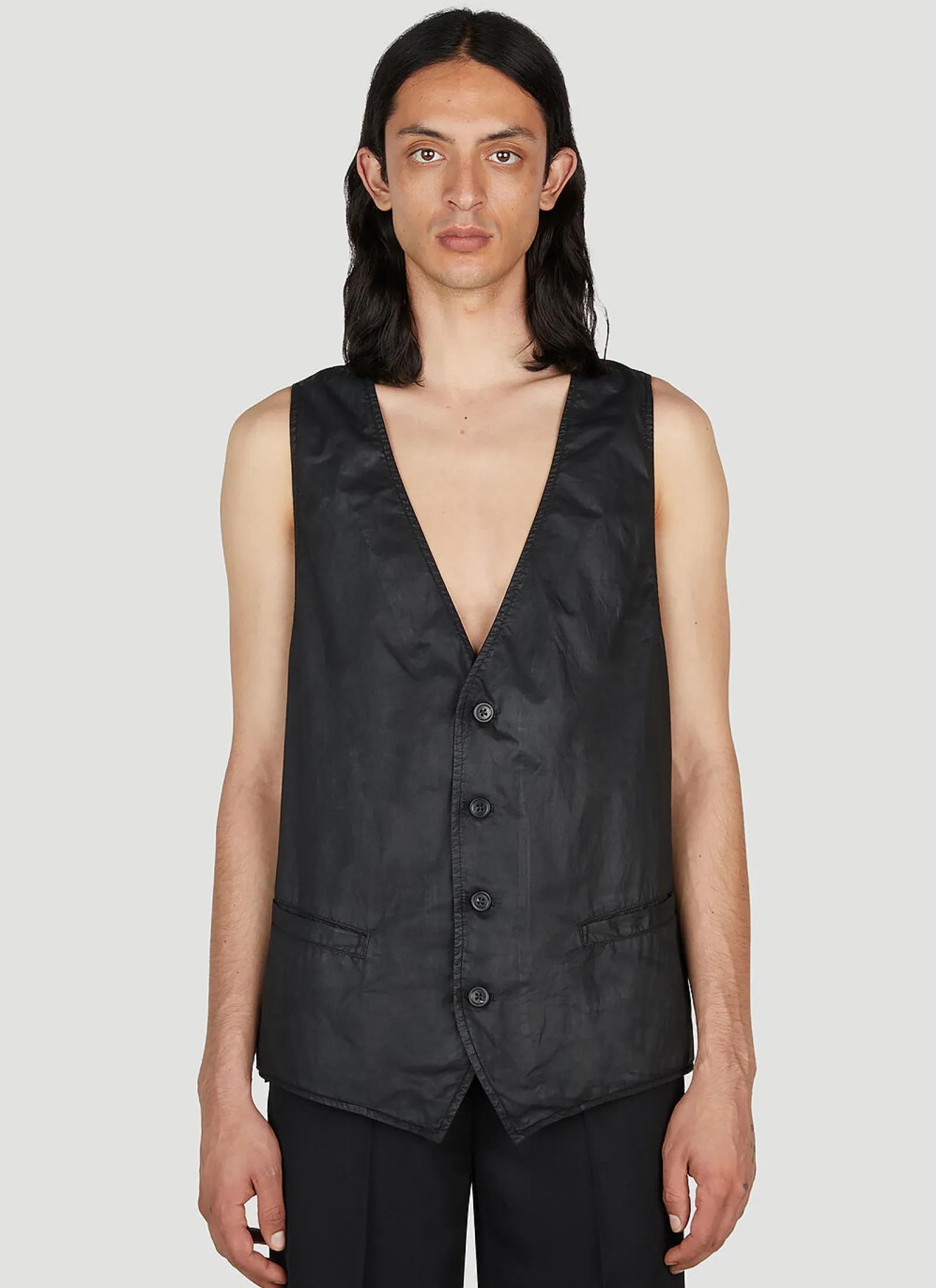 Men Ann Demeulemeester Tops^Ruben Classic Comfort Waistcoat