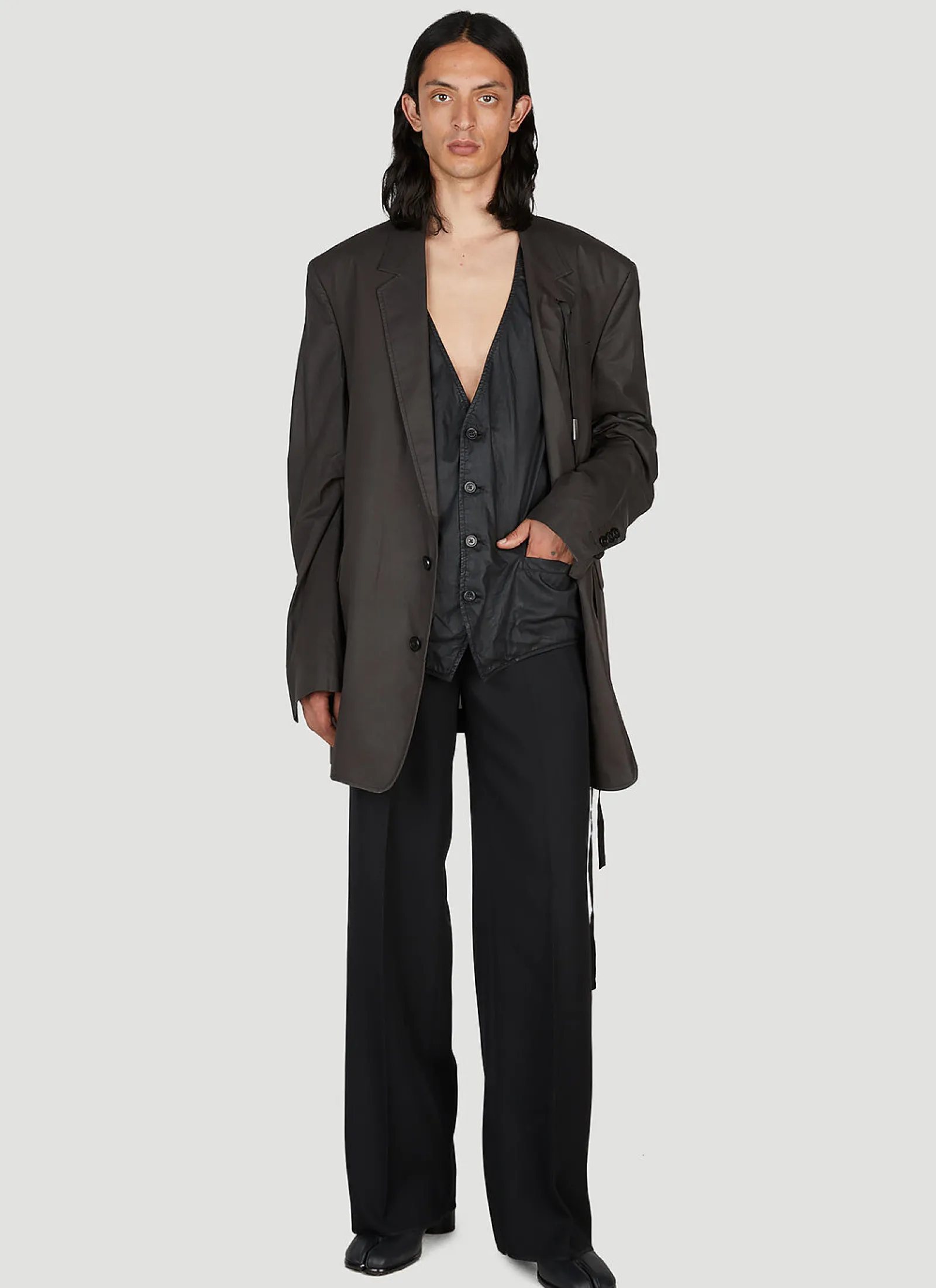 Men Ann Demeulemeester Tops^Ruben Classic Comfort Waistcoat