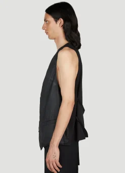 Men Ann Demeulemeester Tops^Ruben Classic Comfort Waistcoat