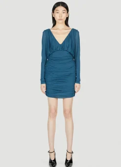 Ruched Mini Dress>Saint Laurent Best