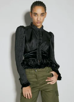Ruffle Panel Construction Top>Paco Rabanne Discount