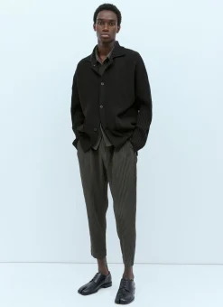 Men Homme Plissé Issey Miyake Knitwear^Rustic Knit Cardigan