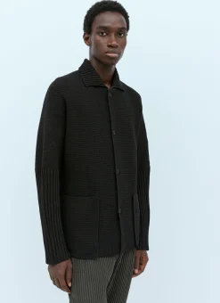 Men Homme Plissé Issey Miyake Knitwear^Rustic Knit Cardigan