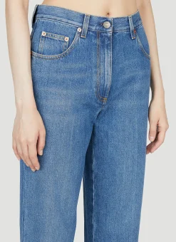 80S Fit Horsebit Jeans></noscript>Gucci Online