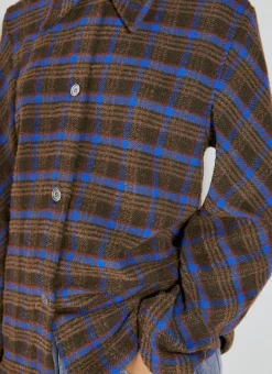 Sanctuary Check Boucle Shirt><noscript><img width=