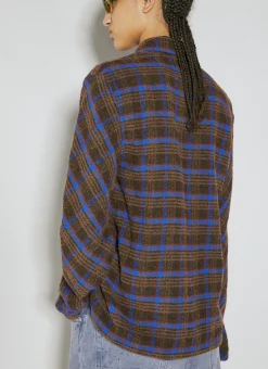 Sanctuary Check Boucle Shirt><noscript><img width=