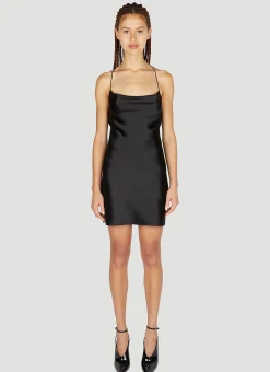 Satin Mini Dress>Saint Laurent Discount