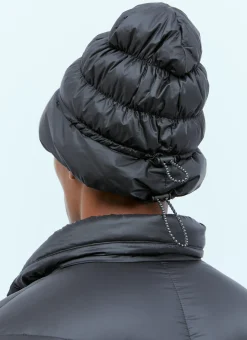 Men Moncler x Pharrell Williams Hats^Satin Ruched Bucket Hat