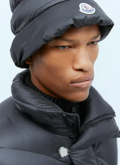 Men Moncler x Pharrell Williams Hats^Satin Ruched Bucket Hat