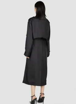 Satin Trench Coat></noscript>Saint Laurent Outlet