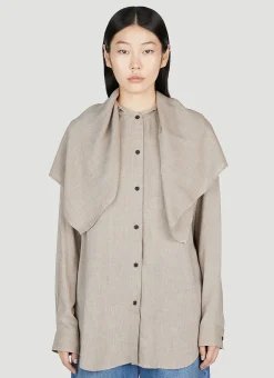 Scarf-Collar Shirt>TOTEME Online
