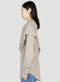 Scarf-Collar Shirt></noscript>TOTEME Online