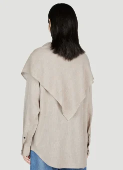 Scarf-Collar Shirt></noscript>TOTEME Online