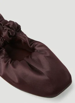 Scrunchie Ballerina Flats><noscript><img width=