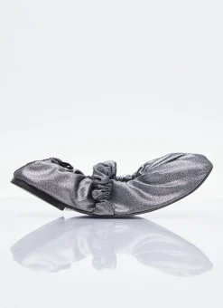 Scrunchie Ballerina Flats>GANNI Discount