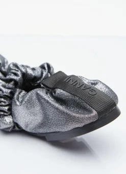 Scrunchie Ballerina Flats>GANNI Discount
