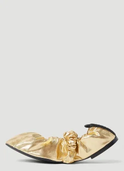 Scrunchie Ballerina Flats></noscript>GANNI Discount