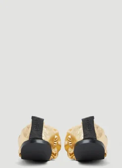 Scrunchie Ballerina Flats></noscript>GANNI Discount