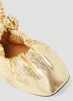 Scrunchie Ballerina Flats></noscript>GANNI Discount