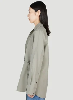 Self-Tie Shirt><noscript><img width=